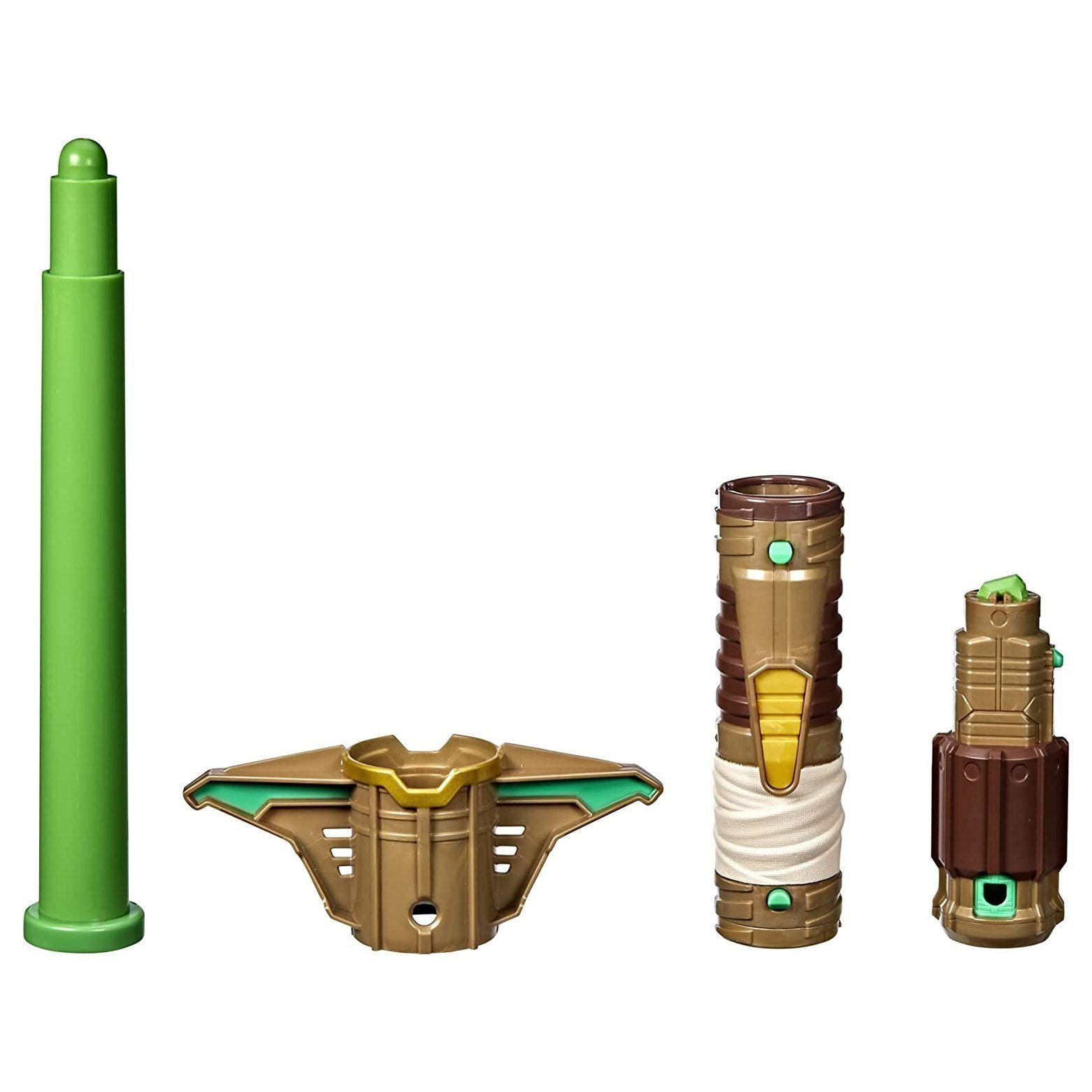 Metamorph Lichtschwert Star Wars Lightsaber Forge Yoda - grün ausfahrbar, Lizenziertes Lichtschwert des alten Jedi-Meisters