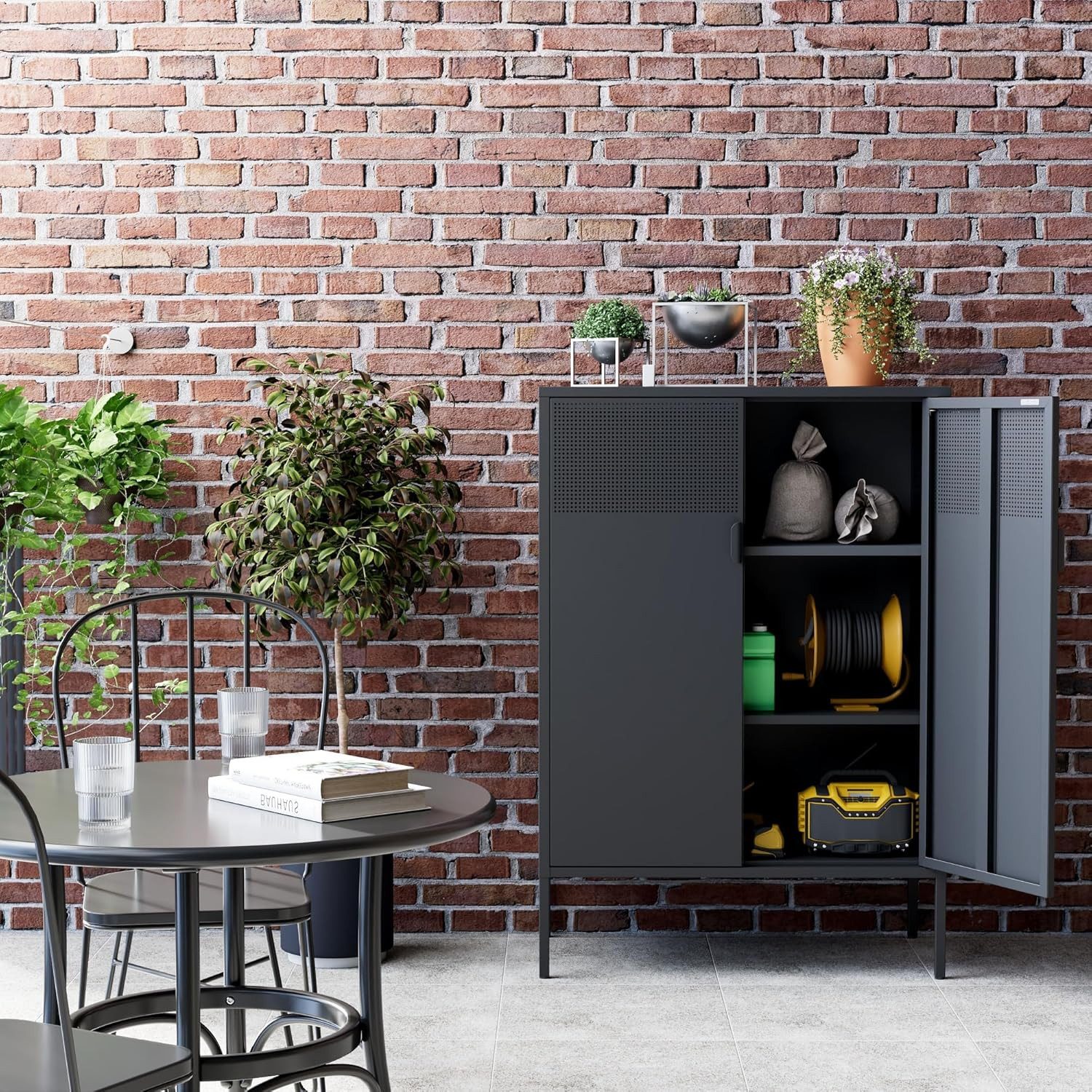 MetaCate lnov Aktenschrank Metall/Mehrzweckschrank mit Tür günstig online kaufen