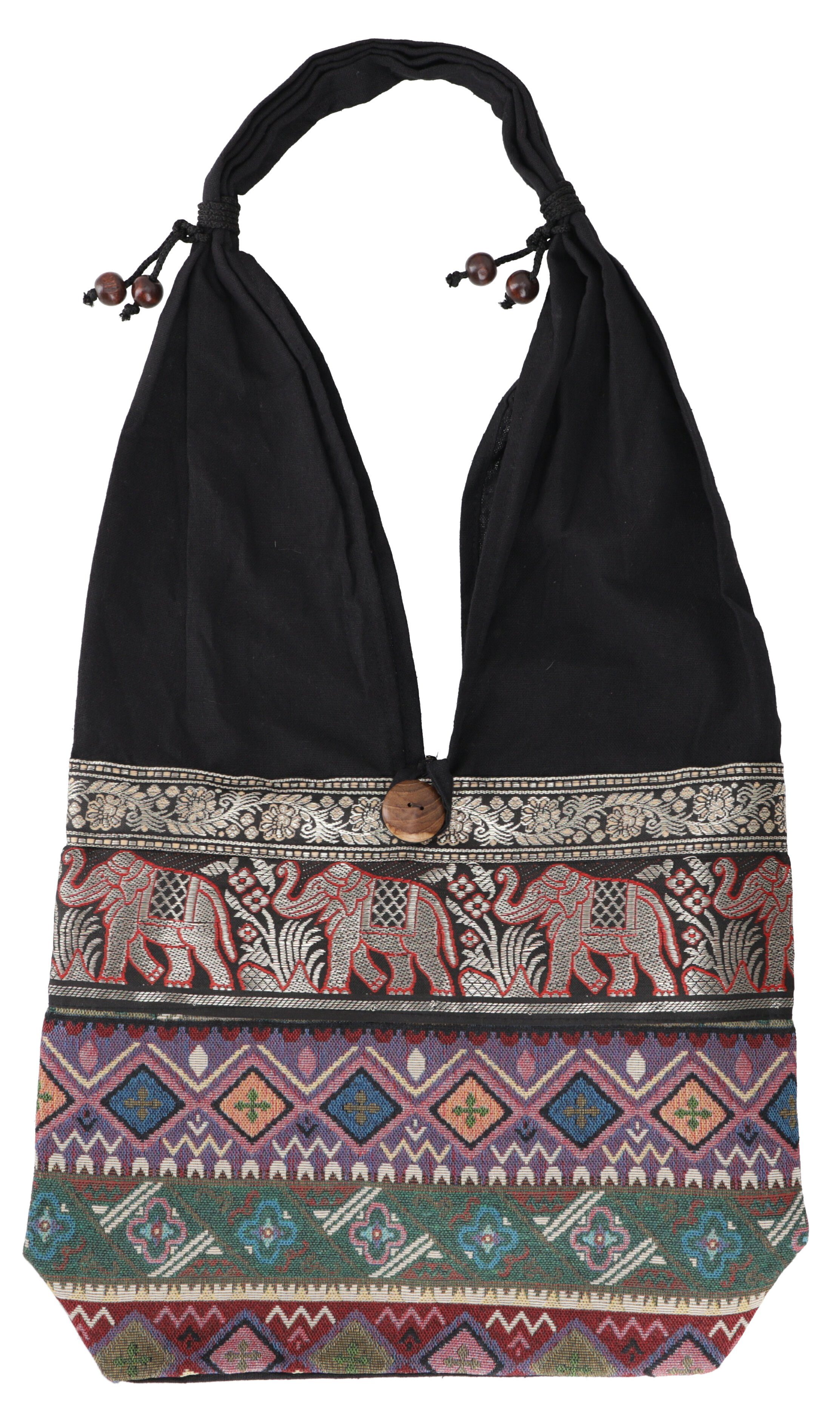 Guru-Shop Schultertasche Sadhu Bag, Ethno Schulterbeutel, Hippie Tasche..