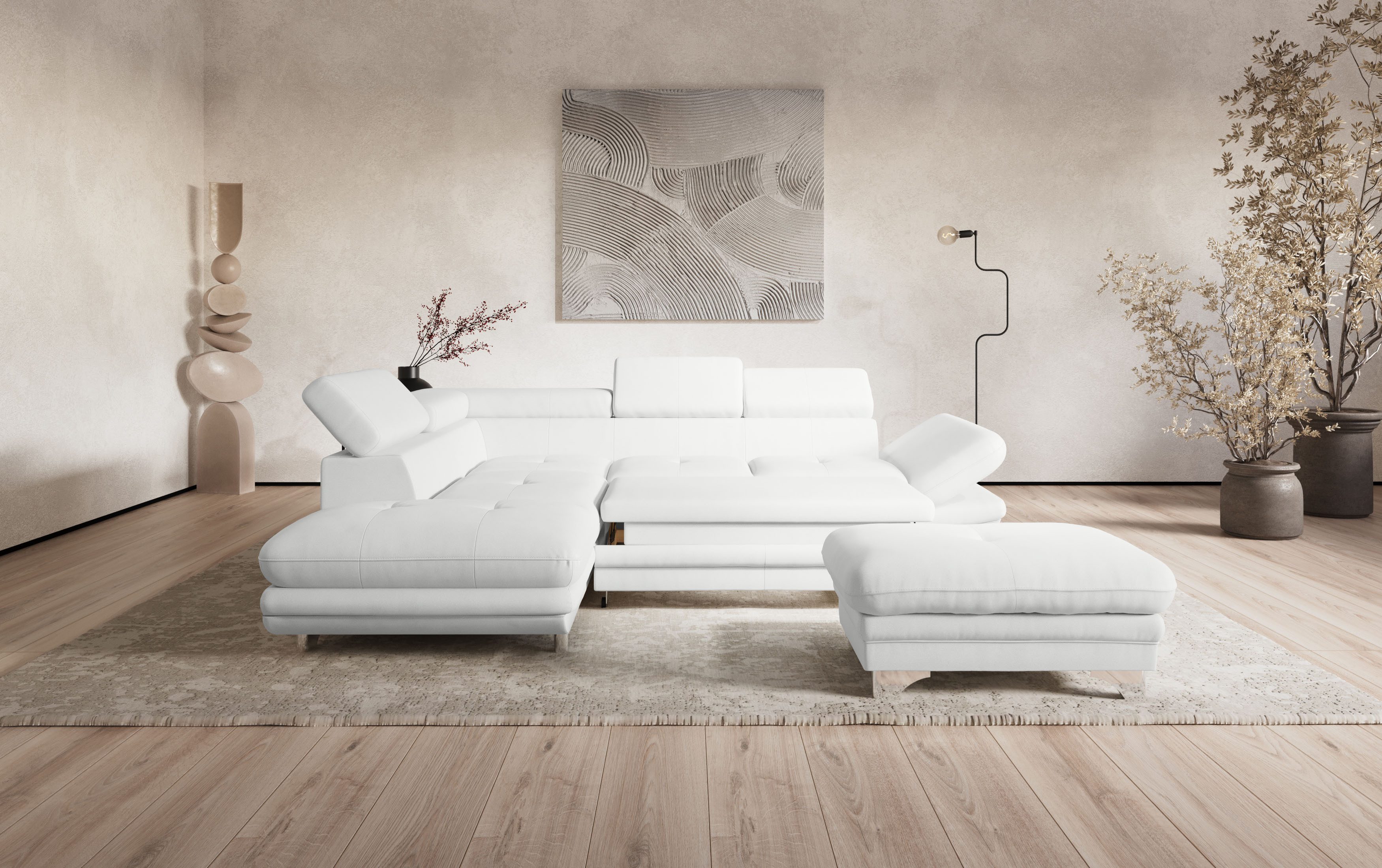 COTTA Ecksofa Enterprise L-Form, mit Arm- günstig online kaufen