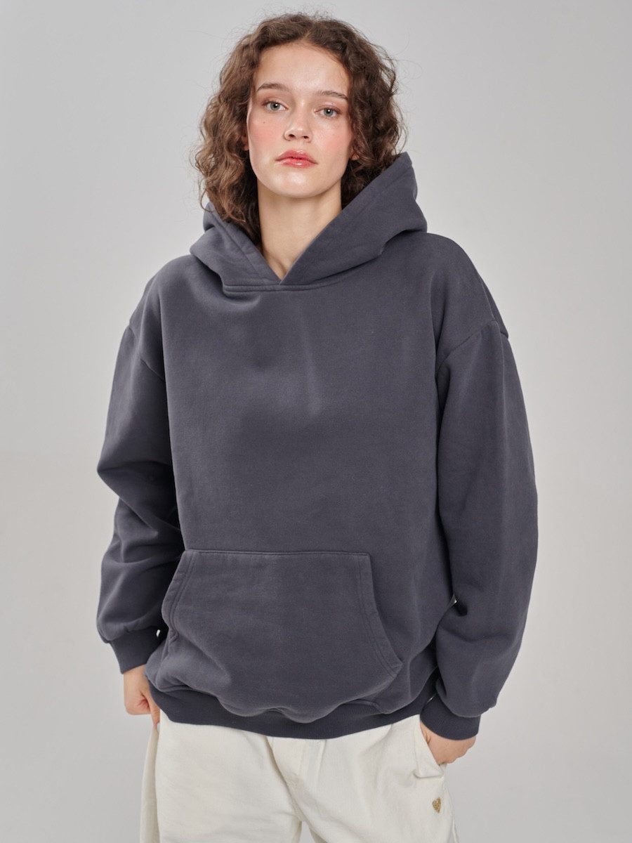 another brand Kapuzensweatshirt Hoodie Why mit Kapuze und großem Print