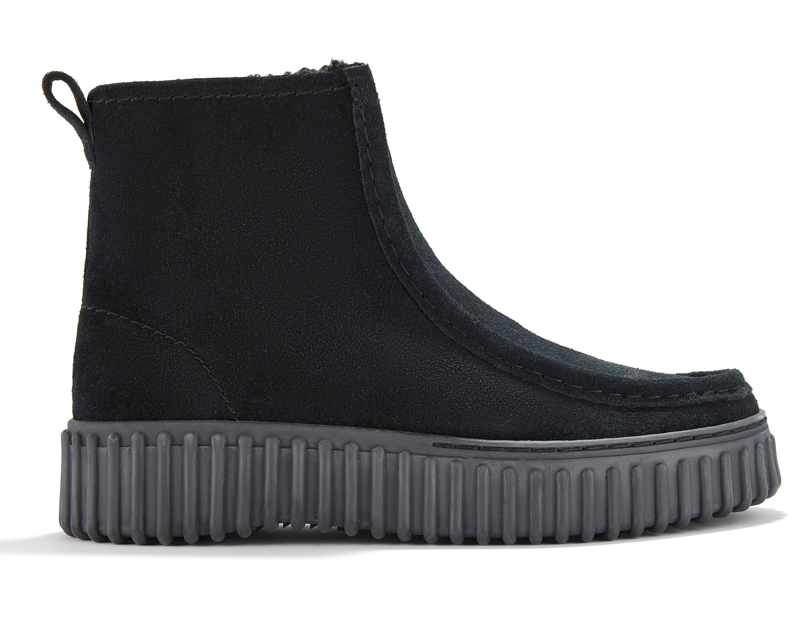 Clarks Torhill Cozy Winterboots Plateauboots mit modischer Ziernaht