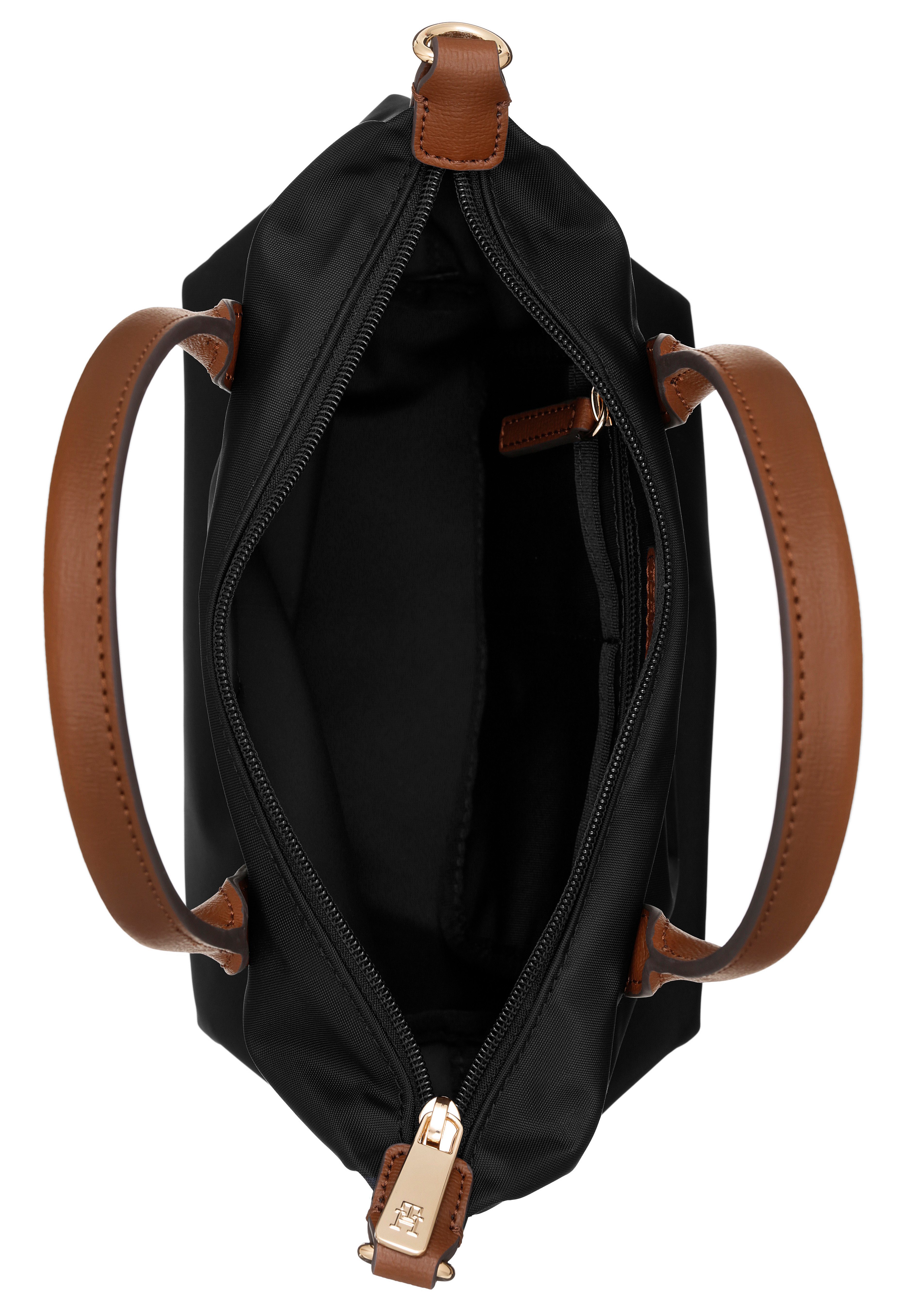 Tommy Hilfiger Tragetasche POPETTE MINI TOTE, Damen Umhängetasche, Minibag mit abnehmbarem Umhängeriemen