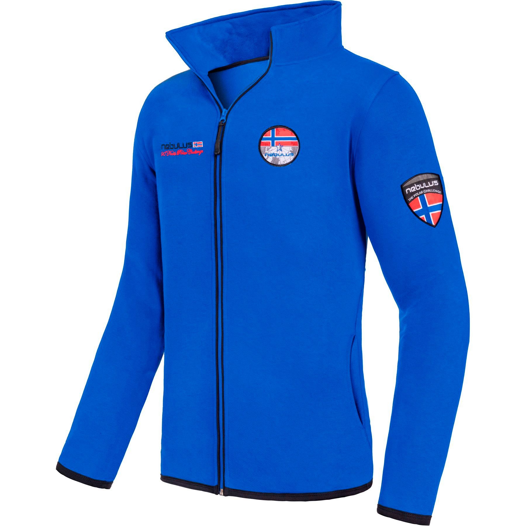 Nebulus Sweatjacke NORY, P6541 - Herren, kobalt-schwarz, XL
