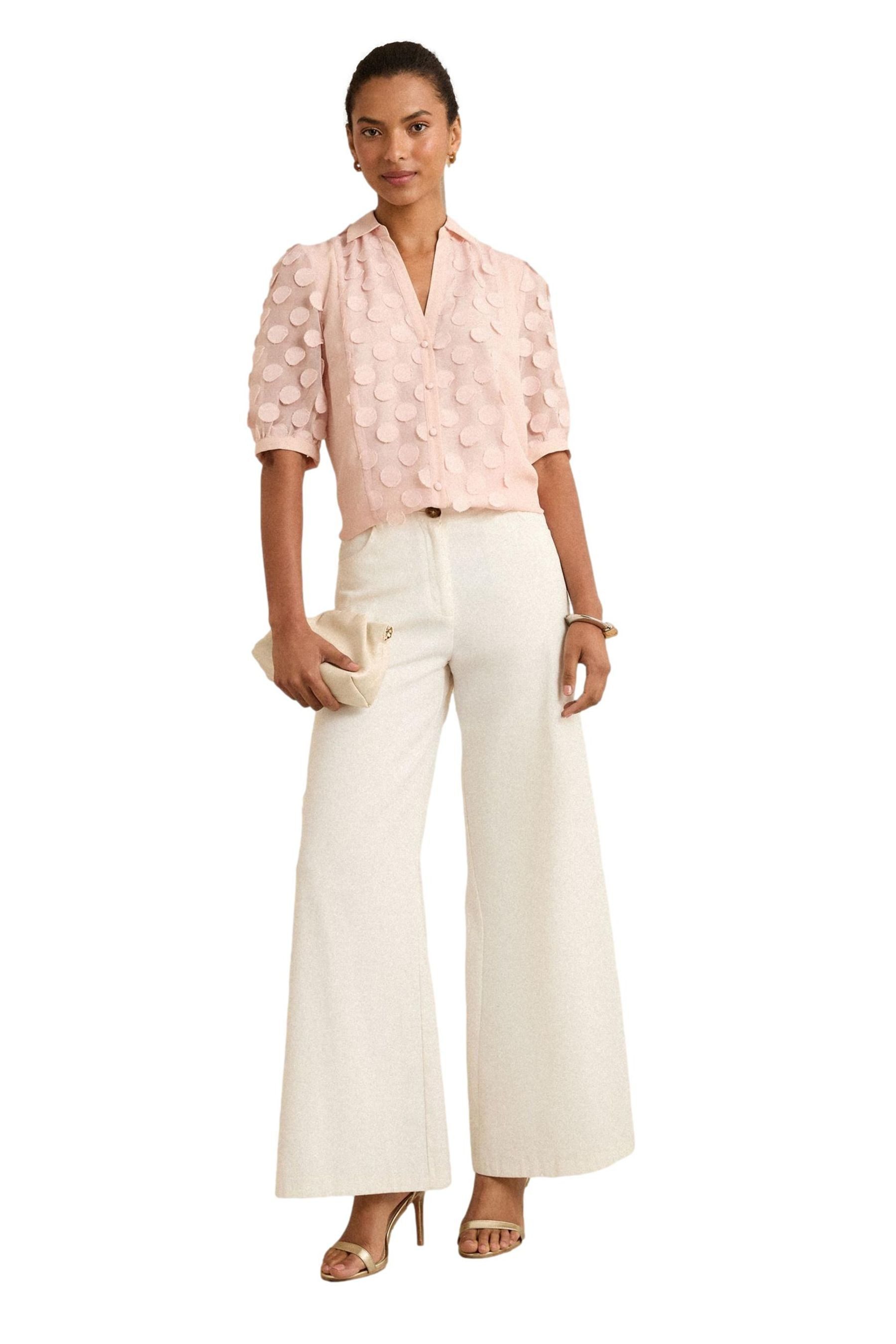 Love & Roses Hemdbluse Love & Roses Shirt mit 3/4-Ärmlen, Regular (1-tlg)