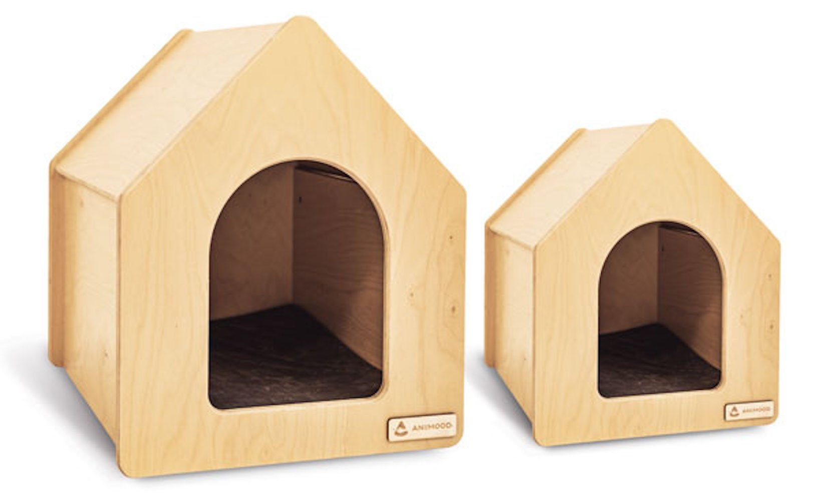 Animood Hundehütte Marti, Birkensperrholz mit Matratze Indoor Größe wählbar