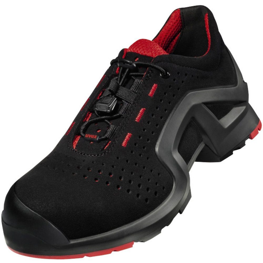 uvex 1 8519245 Sicherheitsschuh S1P Schuhgröße (EU): 45 Schwarz, Rot Arbeitsschuh