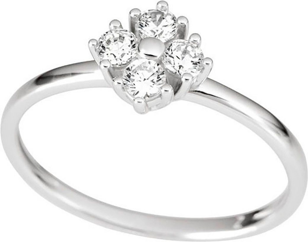Firetti Fingerring Schmuck Geschenk Gold 333 Damenring Goldring Verlobung Fantasie, mit Zirkonia (synth)