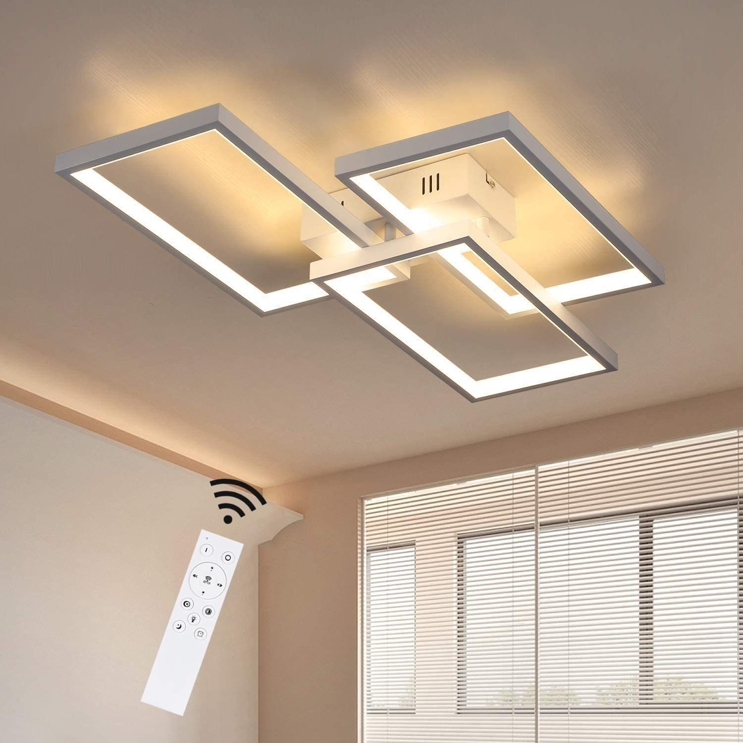 ZMH LED Deckenleuchte Wohnzimmer Modern Deckenlampe günstig online kaufen
