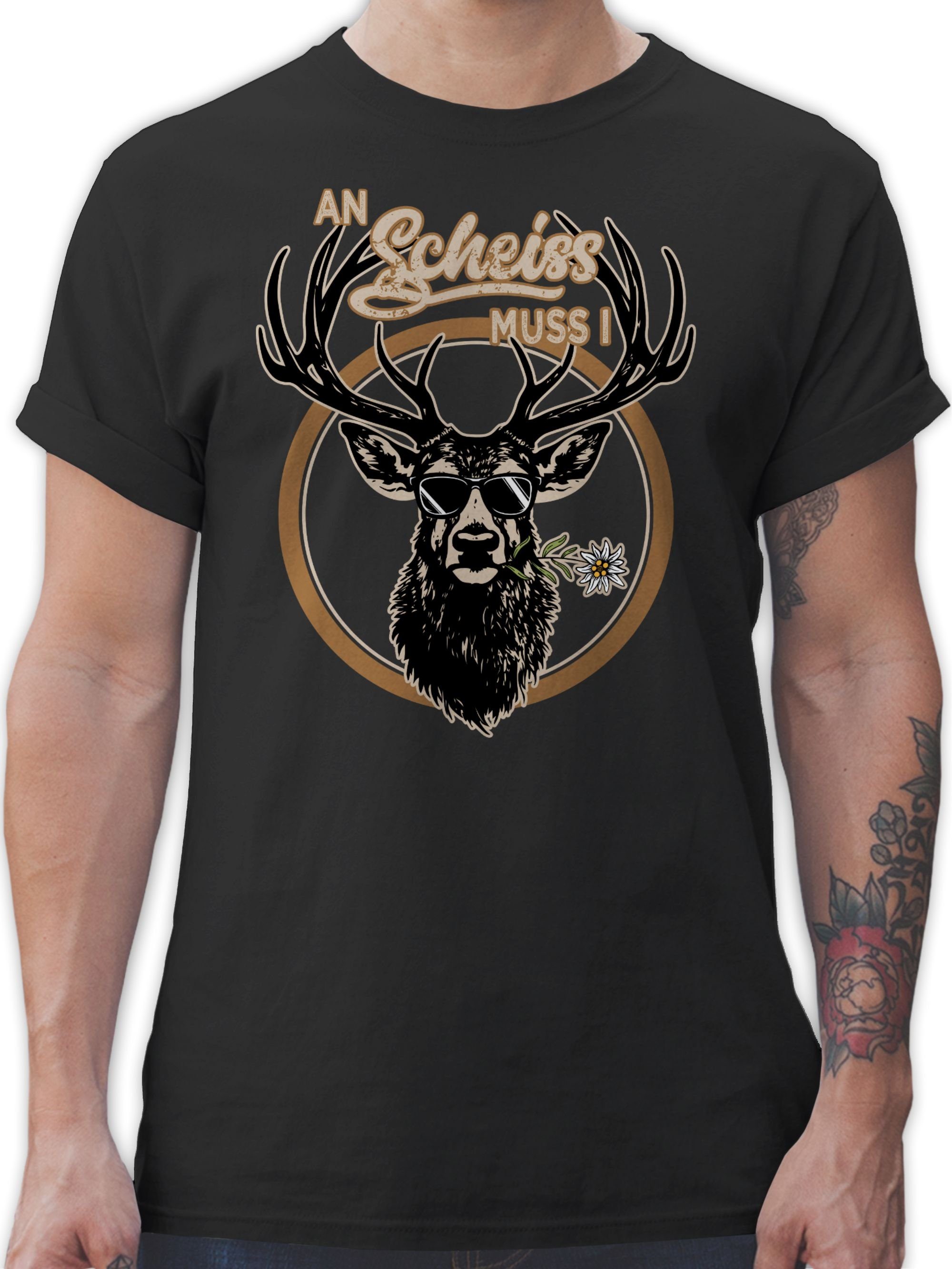 Shirtracer T-Shirt An Scheiß muss i günstig online kaufen