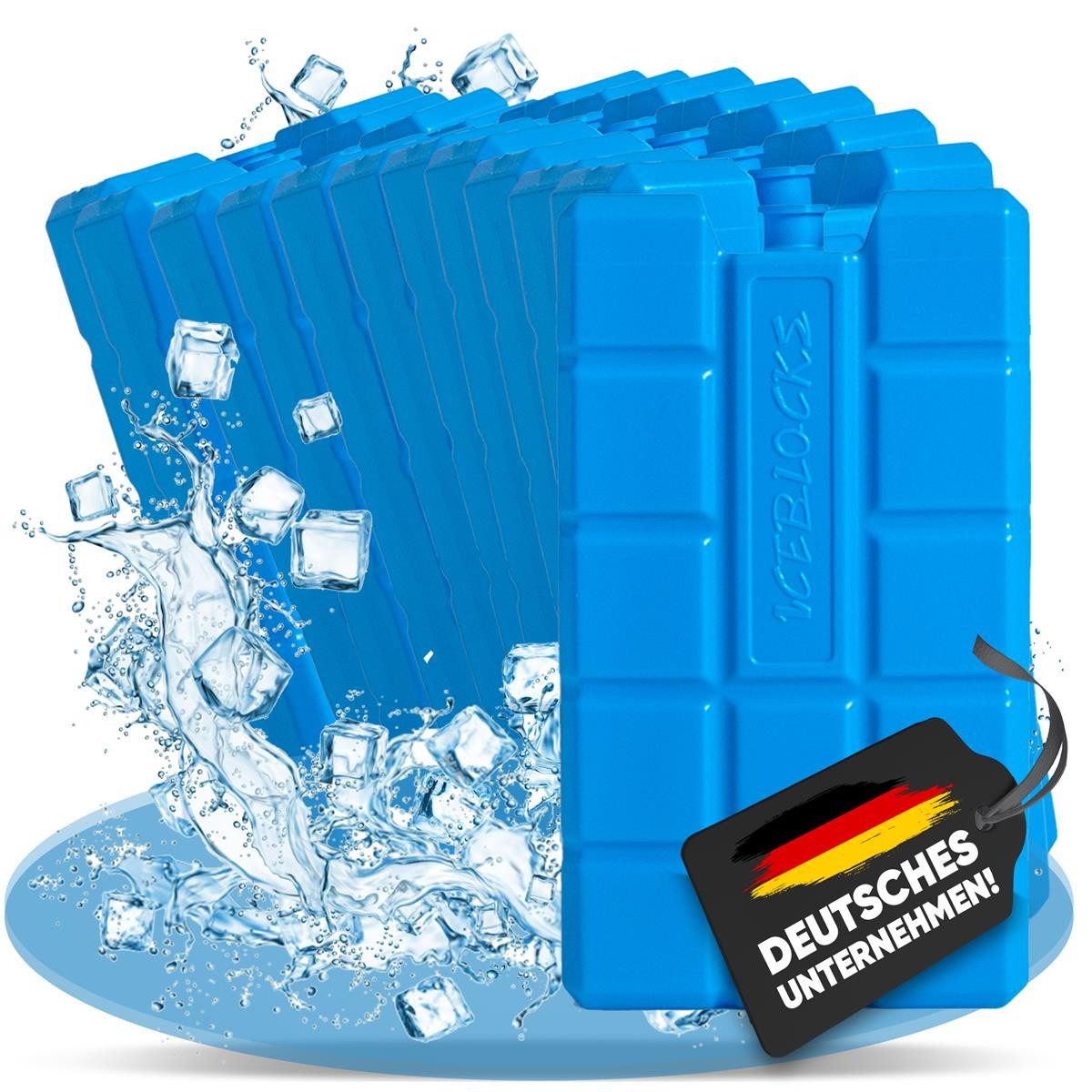 Kühlakku 12 Stück NEMT 400 ml Kühlakkus Kühlelemente für Kühlbox bis 20h