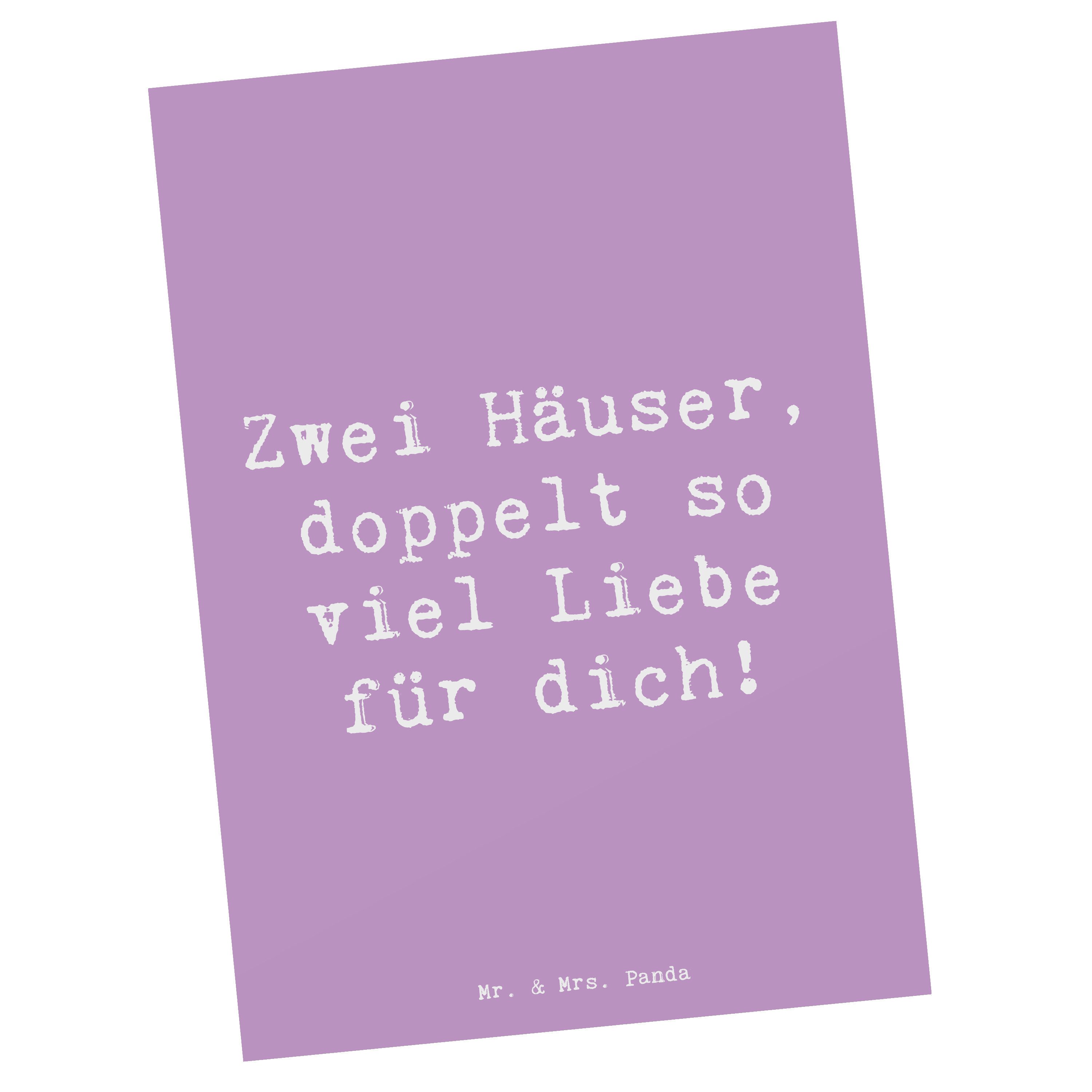 Postkarte Trennung von den Eltern - Lavendeltraum - Geschenk, Kindern Trost spe