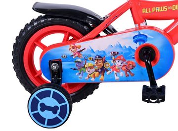 PAW PATROL Kinderfahrrad Jungen - 10 Zoll - Fester Gang - bis 35 kg, 85% zusammengebaut, 2 - 4 Jahre, EVA Reifen mit Weichprofil, Lenkerhöhe einstellbar