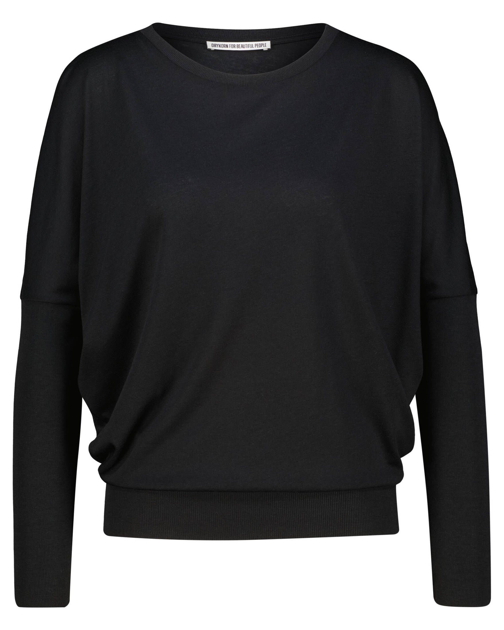 Drykorn T-Shirt Damen Langarmshirt in Strickpoptik IFINA 10 (1-tlg)