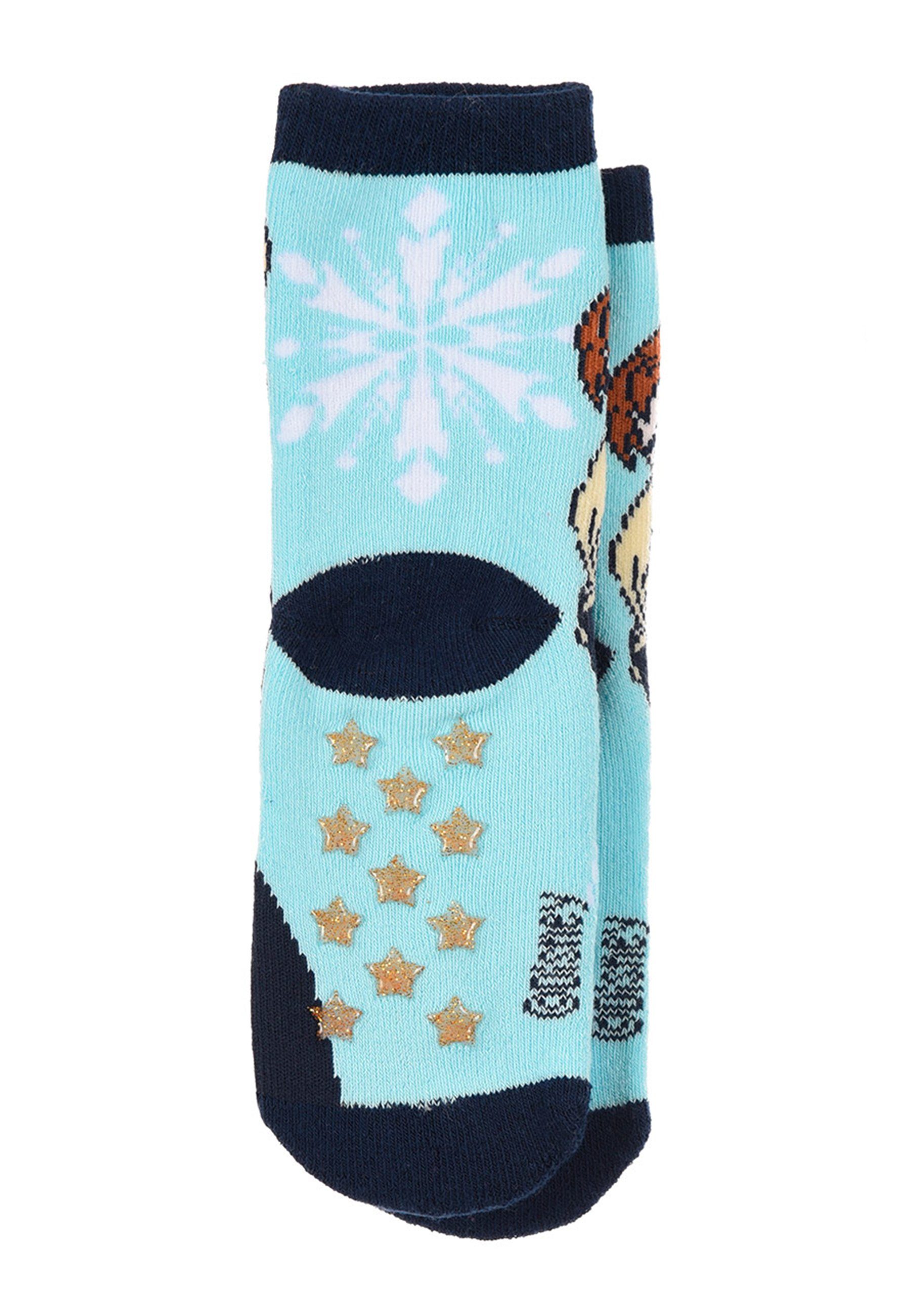 Disney Frozen Socken Eiskönigin Kinder Mädchen Socken Gumminoppen Stopper-Socken Strümpfe
