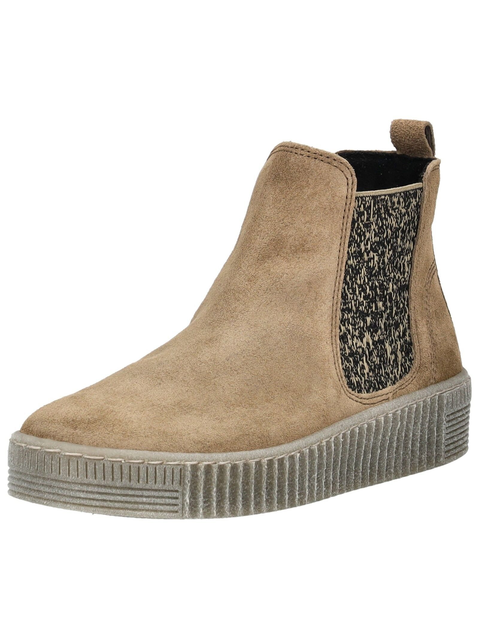 Gabor Gabor Stiefelette Veloursleder/Textil Plateaustiefelette günstig online kaufen