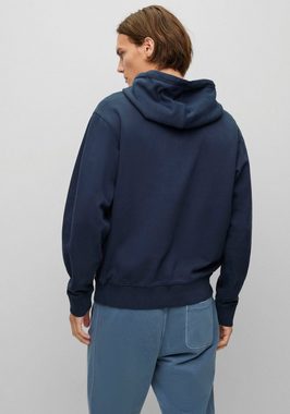 BOSS ORANGE Kapuzensweatshirt (1-tlg) mit seitlichen Rippeinsätzen