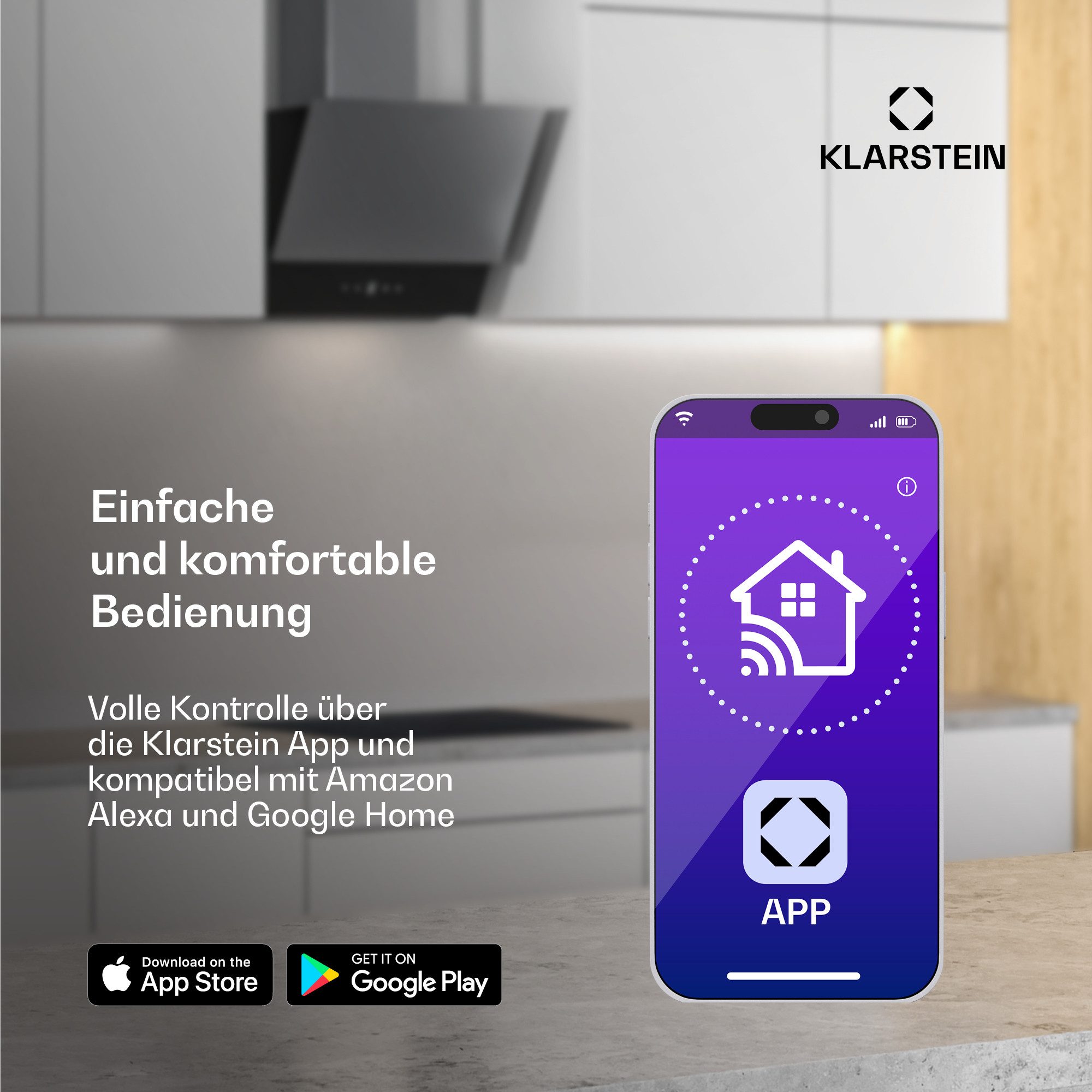 Klarstein Backofen Illuminosa, mit 2 stufige Teleskop, kein, Smart Einbaubackofen 11 Funktionen Timer 2800 W