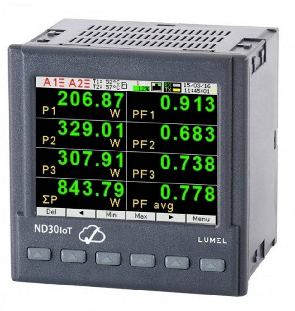 Sensor Lumel ND30IoT 1121MSM0 Digitales Hutschienenmessgerät HUTSCHIENENMESSG