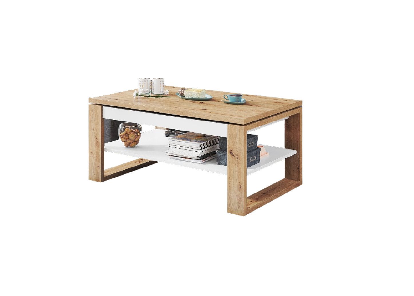 designimpex Couchtisch Design Multifunktionstisch Nuo Arbeitstisch günstig online kaufen