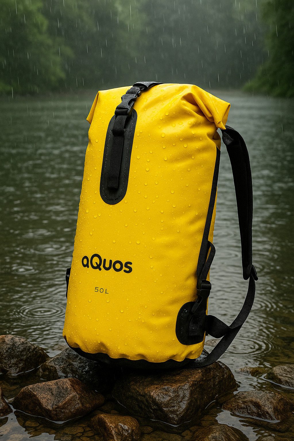 aQuos Drybag Aquos Finback Hydro Bag 50 L wasserdichter Rucksack Packsack, wasserdicht