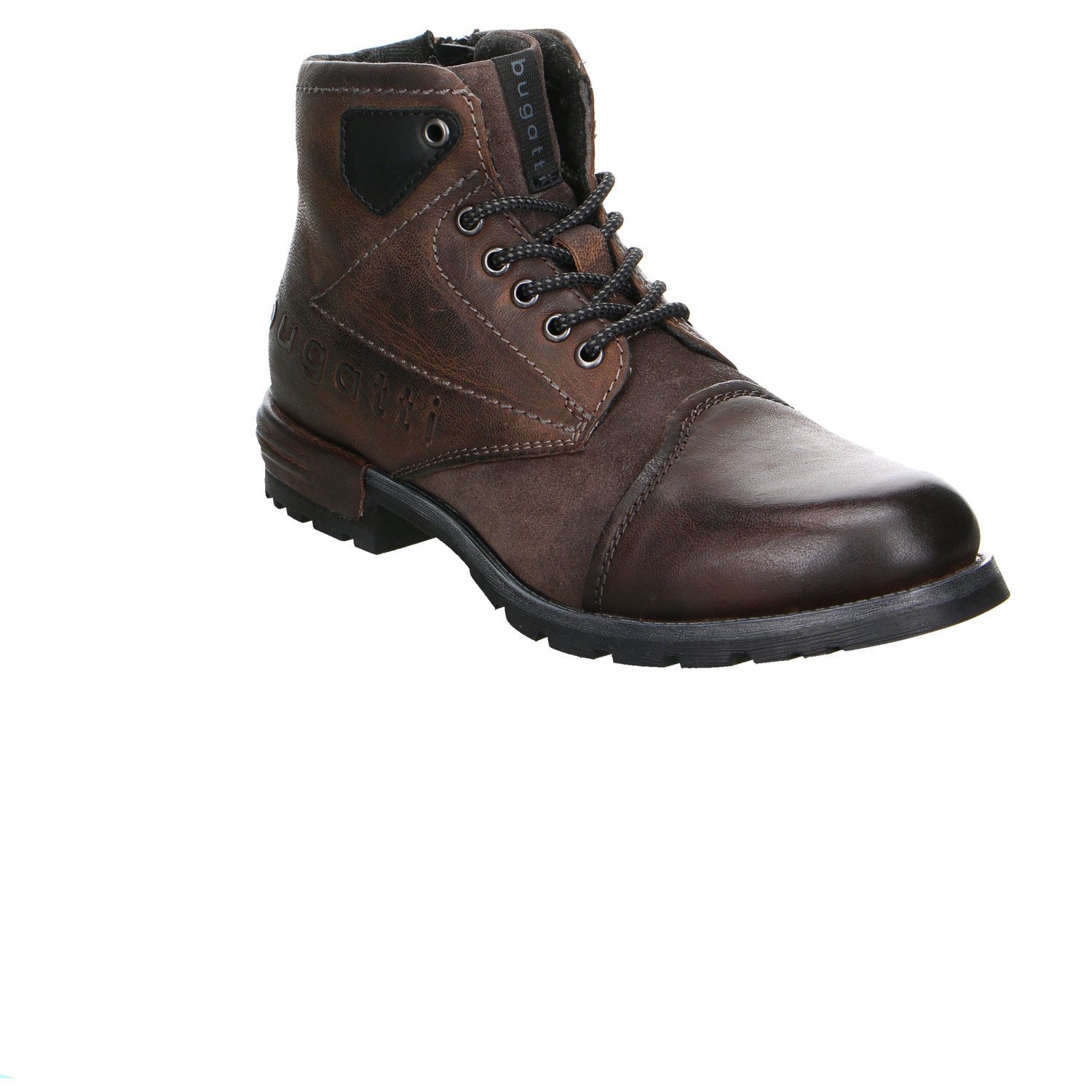 bugatti Bugatti Man 611 Leder Stiefelette Winter grau Winterstiefelette