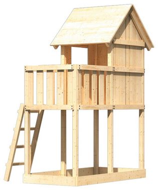 KONIFERA Spielturm Finni, BxTxH: 107x202x291 cm, mit Sandkasten