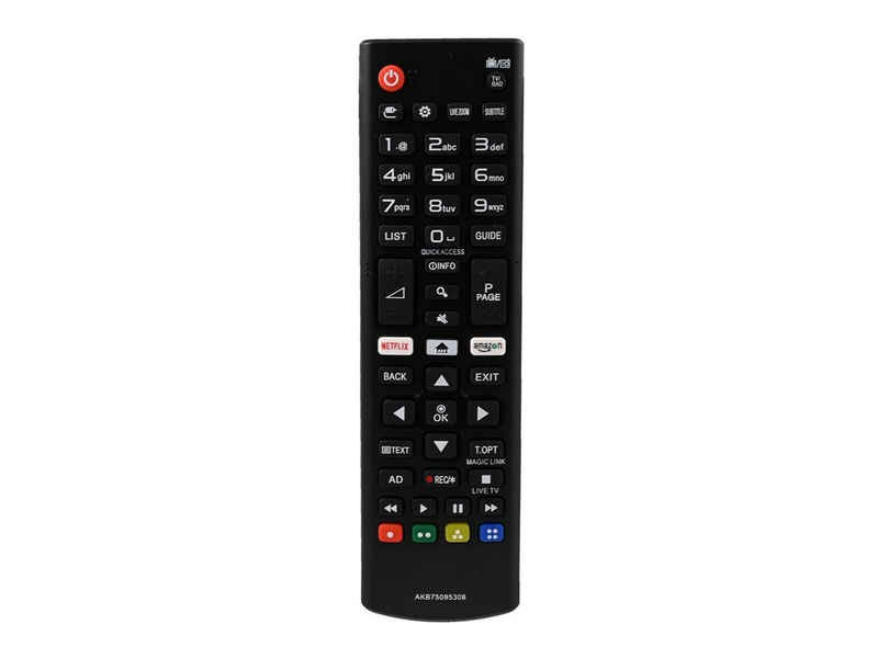 azurano AKB75095308 Fernbedienung (für LG Smart TV Netflix & Amazon Video Direkttasten)