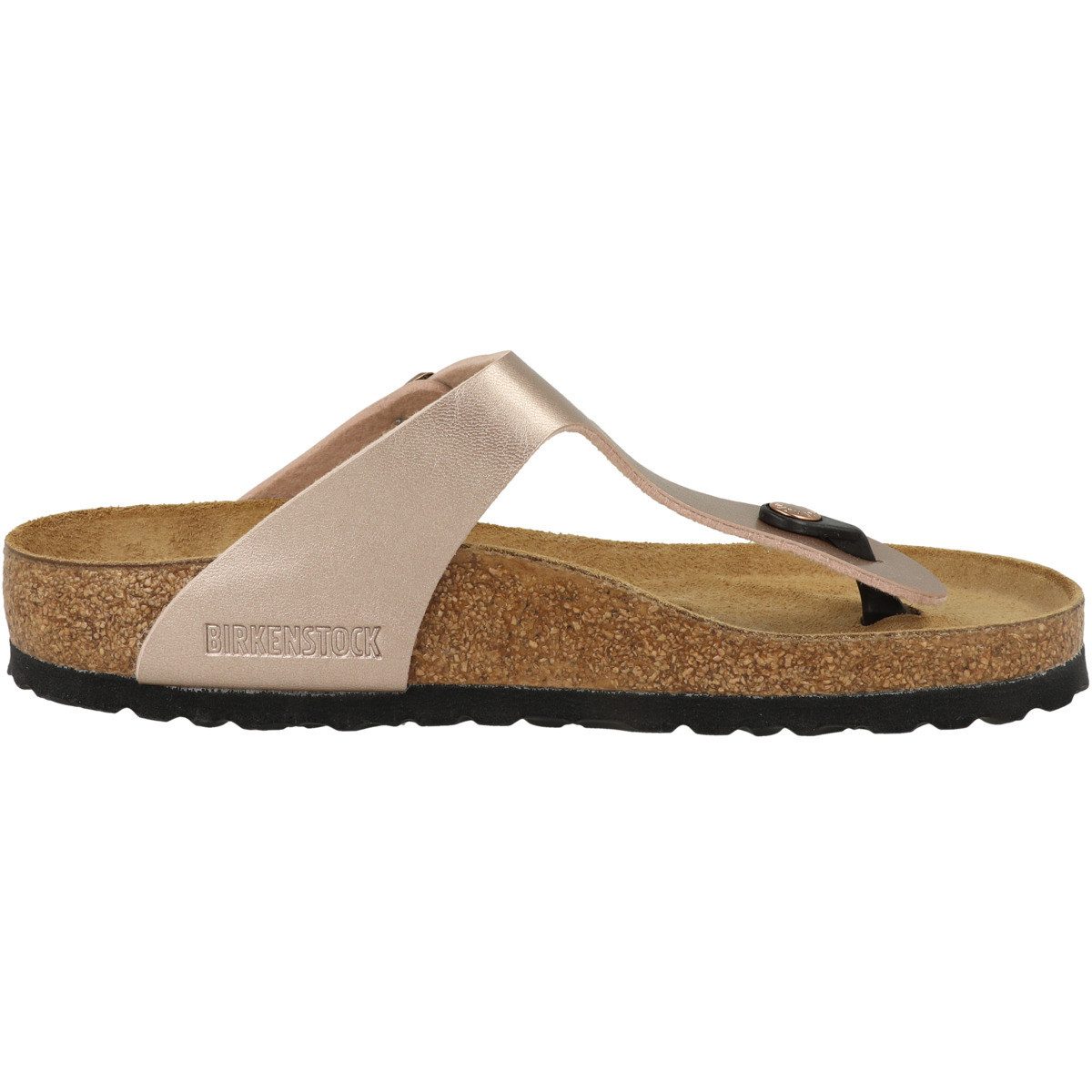 Birkenstock Gizeh Birko-Flor Metallic normal Damen Pantolette Hausschuhe, Sandaletten, Mules, Pantoffeln, Slipper
