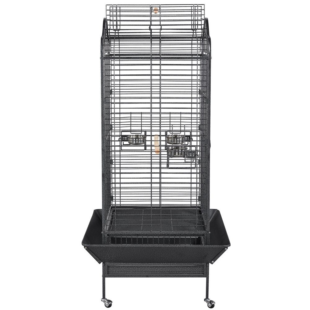 Yaheetech Vogelkäfig, Käfig Vogelvoliere Vogelhaus Tierkäfig mit Rollen günstig online kaufen