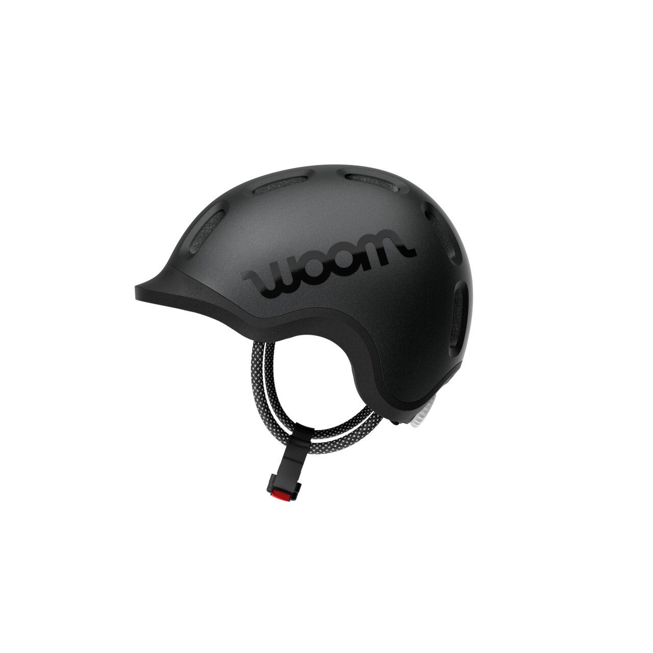 WOOM Fahrradhelm READY Kids Helm charcoal metallic S