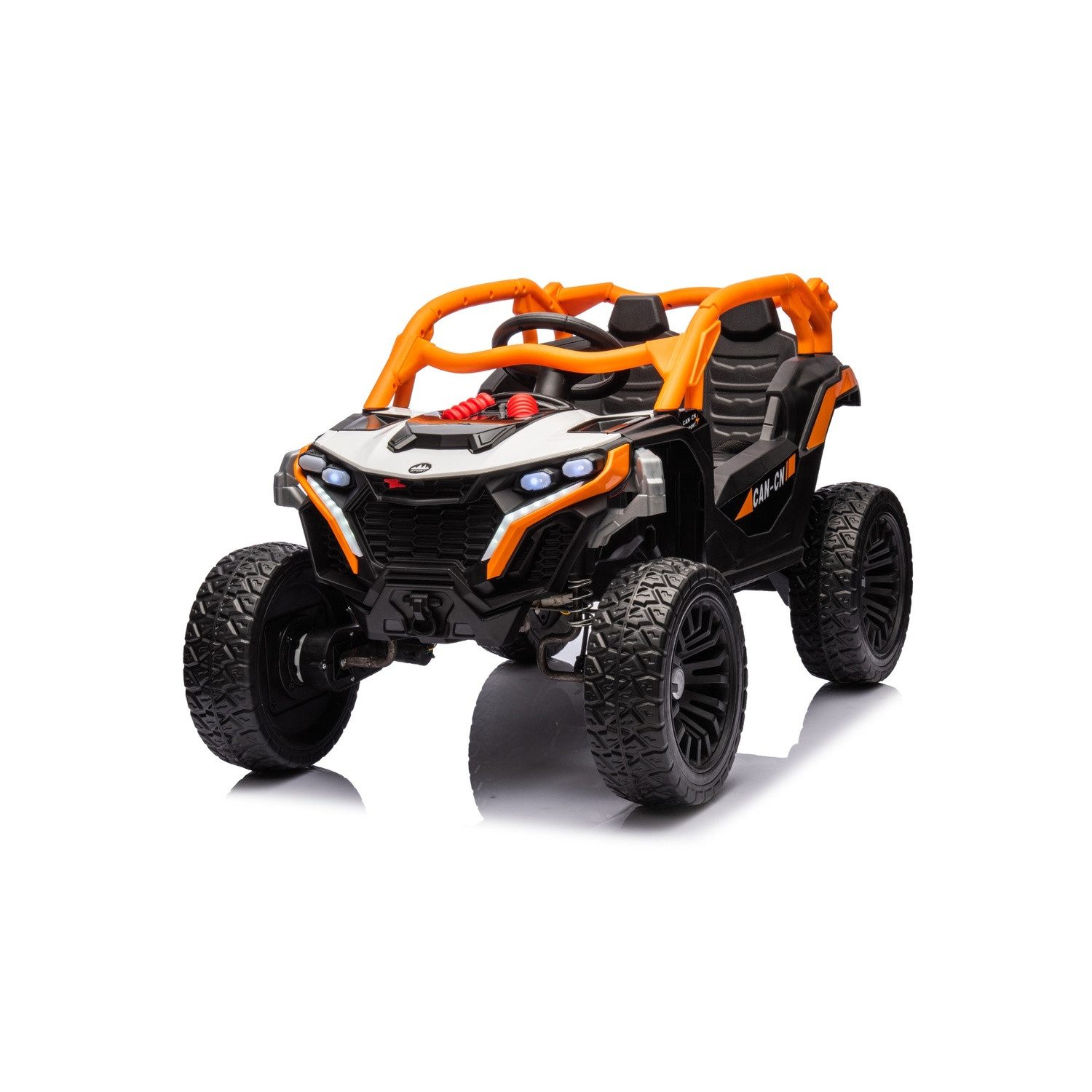 BoGi Elektro-Kinderauto Kinderfahrzeug 12V mit Schaukelfunktion, Musik & LED, Fahrspaß für Kinder mit Stil – Kinder-Buggy BJDL5188