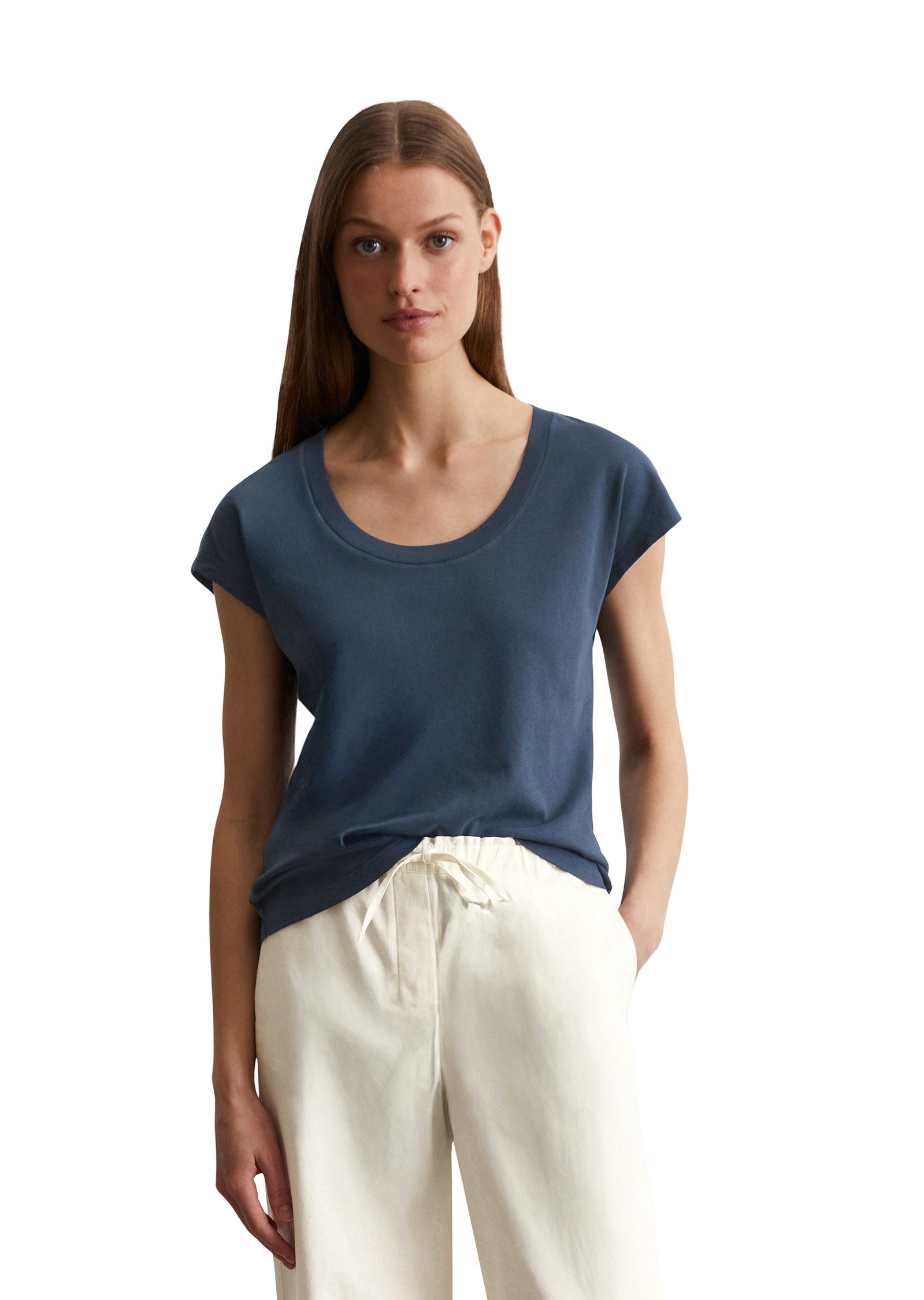 Marc O'Polo Tanktop eine dezent geschwungenen Saumlinie günstig online kaufen