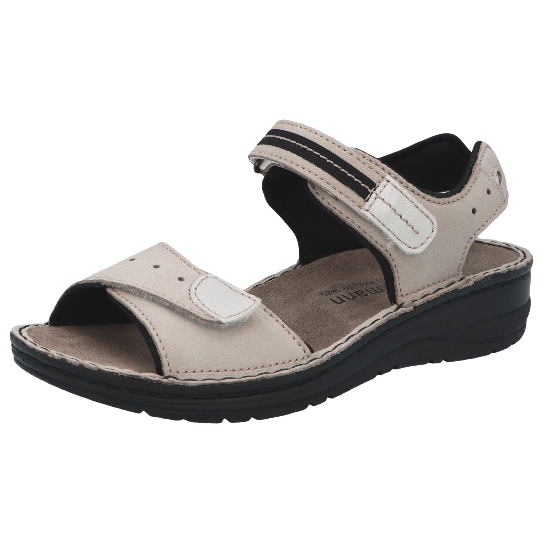 BERKEMANN Berkemann Erwachsene Berkoflex Leni Sandale Leder Klettschuh