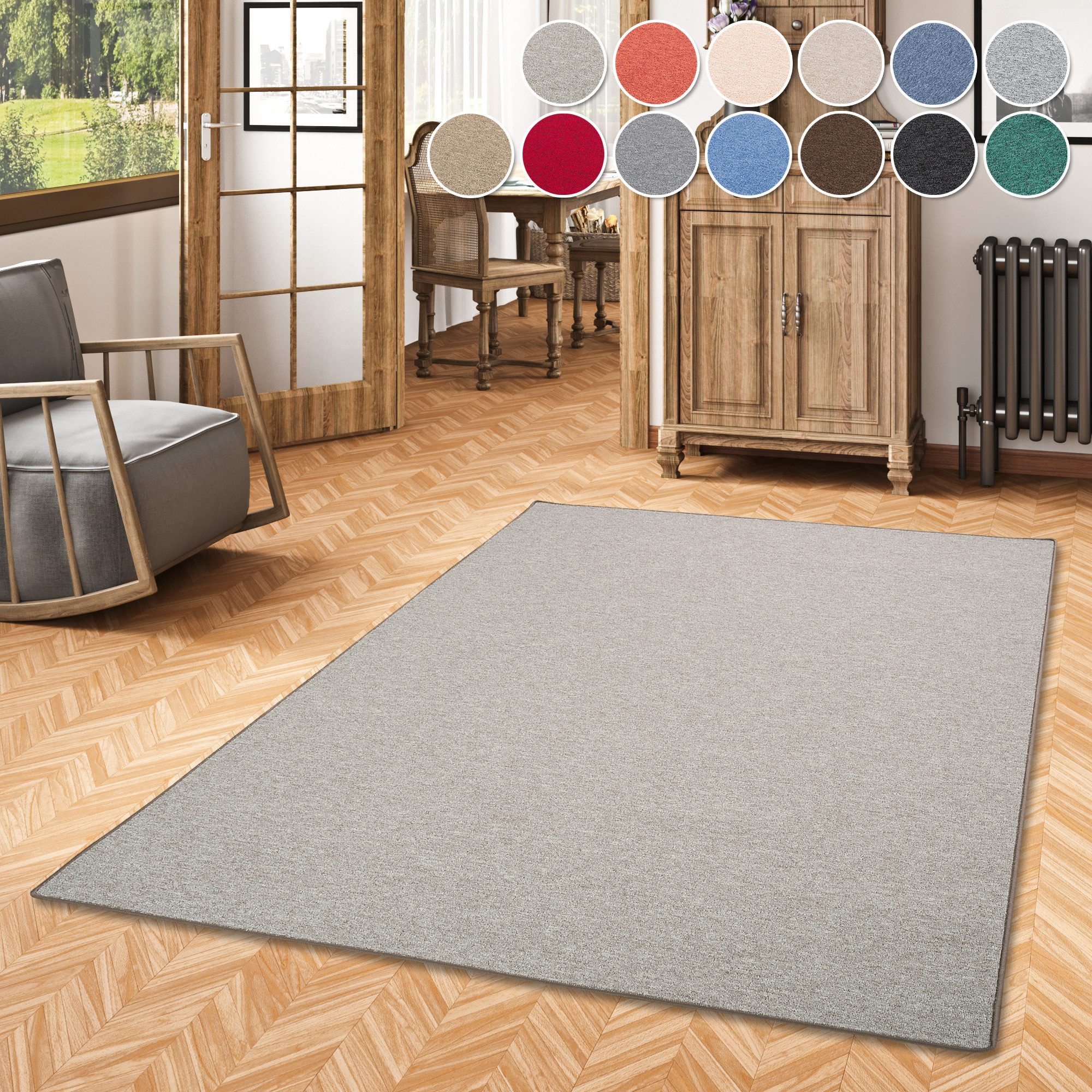 my home Teppich Fortis, Schlinge, Made günstig online kaufen
