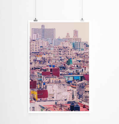 Sinus Art Poster Bild von Havanna Kuba 60x90cm Poster