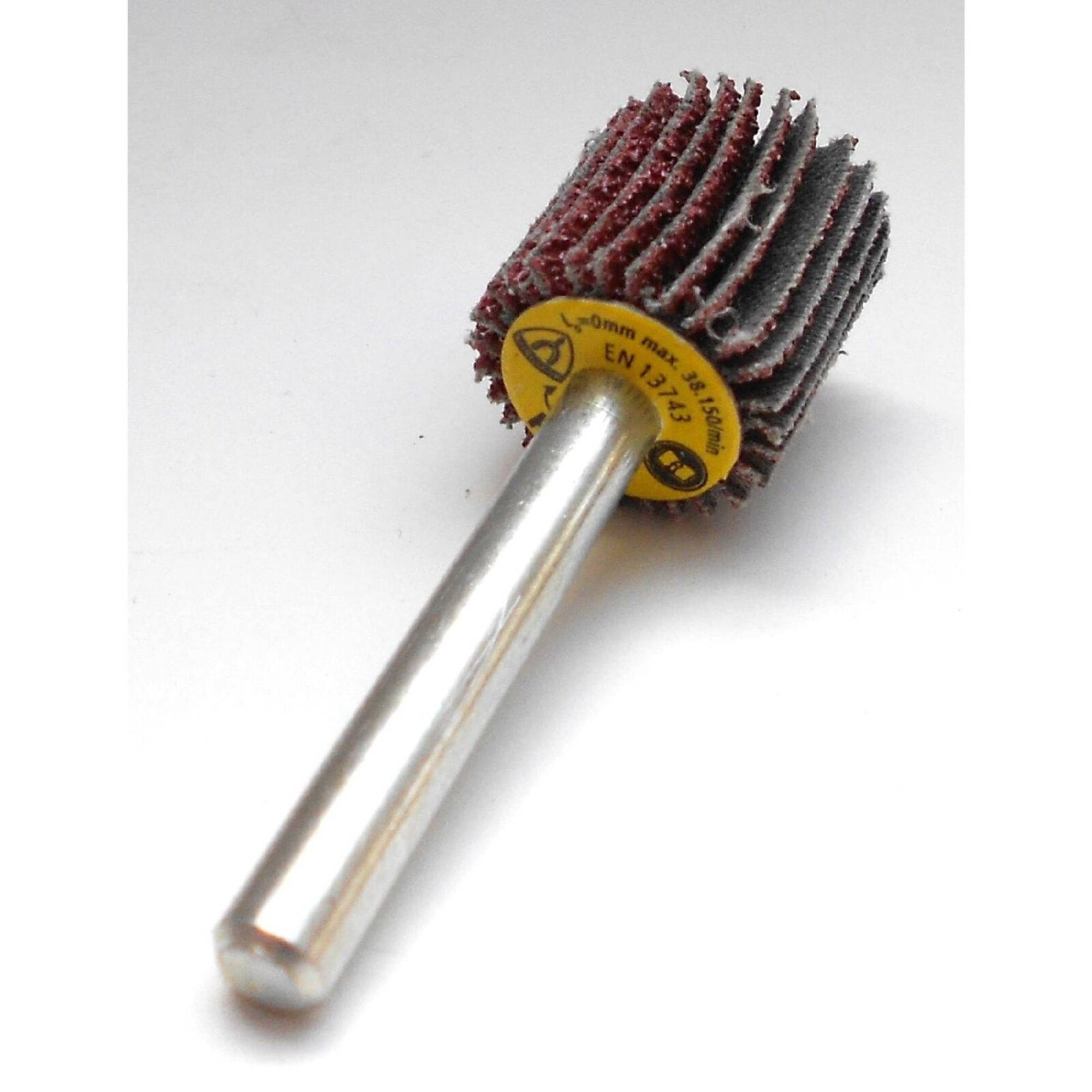 Thumbnail - Klingspor Fächerschleifer KM613, 20 x 20 x 6 mm, P40-P240, ø 20 mm, 5-St.