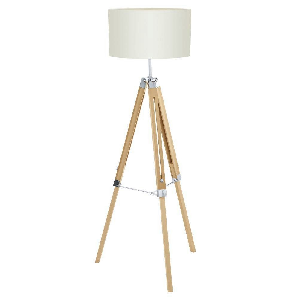 EGLO Stehlampe LANTADA, Ein-/Ausschalter, ohne Leuchtmittel, Stehlampe, mit Schalter, FSC zertifiziert, E27