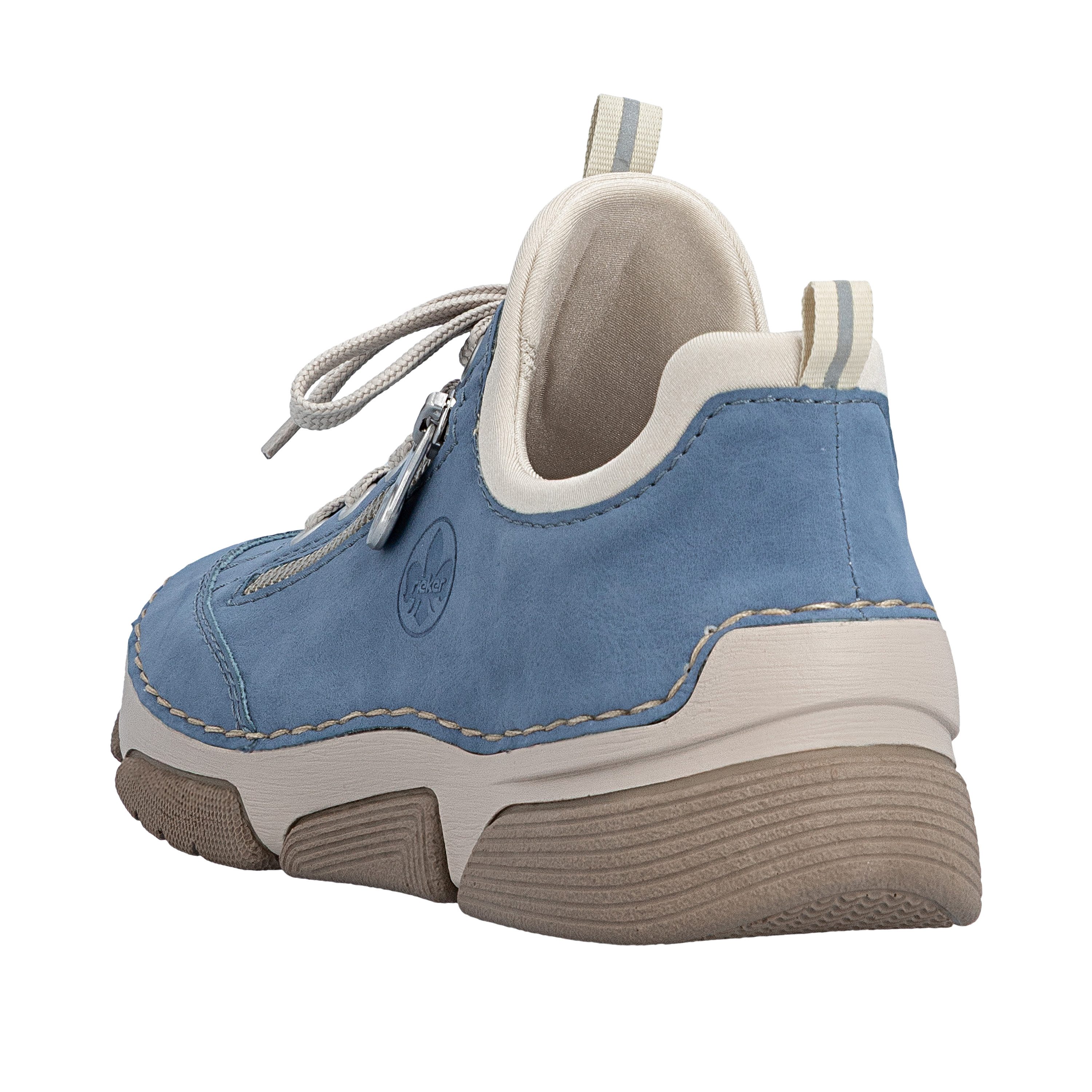 Rieker Slip-On Sneaker Schlupfschuh, Halbschuh, Freizeitschuh mit weicher Innensohle