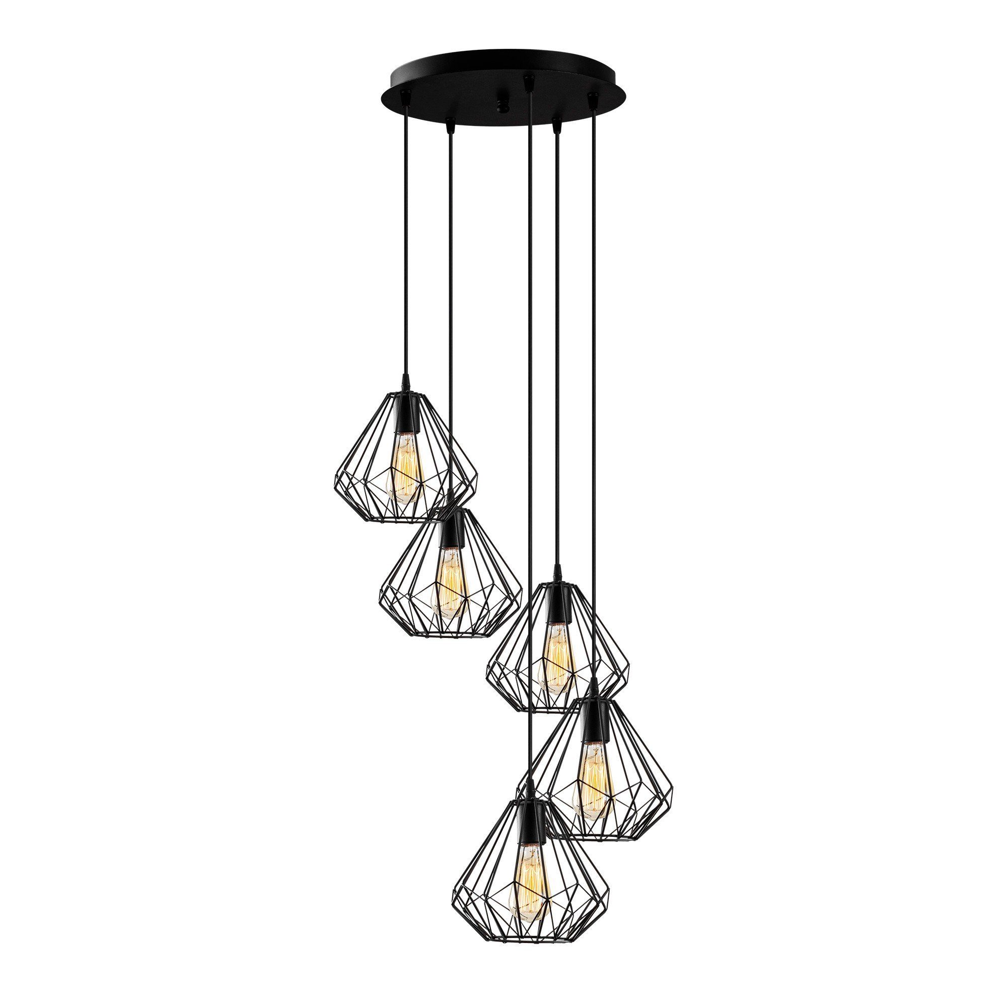 Opviq Kronleuchter Diamond, ohne Leuchtmittel, Kronleuchter, E27, ohne Leuchtmittel, IP20