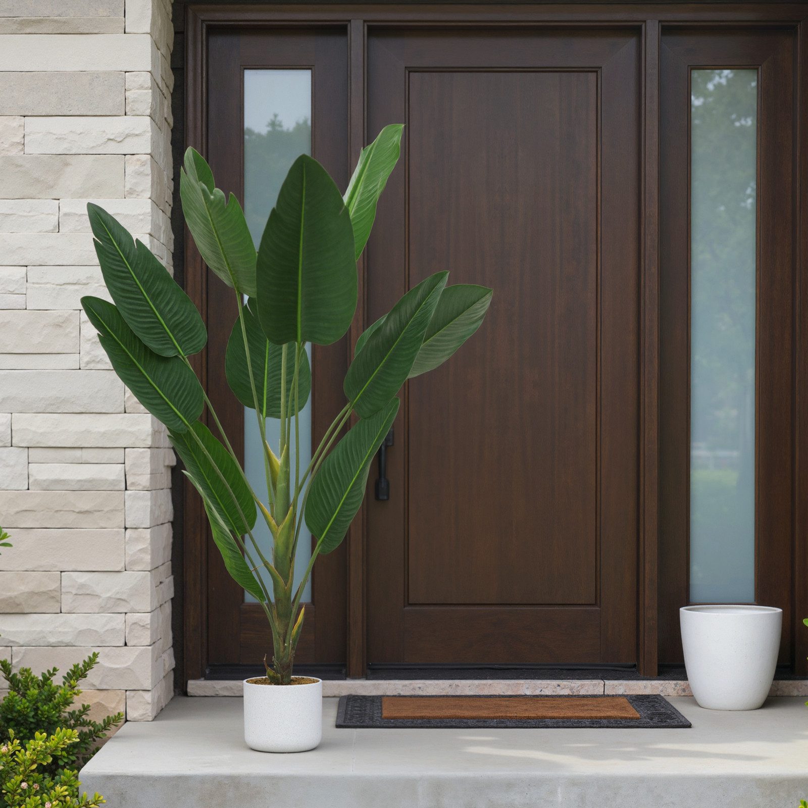 Kunstpflanze Bananenbaum mit Topf Groß Kunstpalme Kunstbaum für Schlafzimme günstig online kaufen