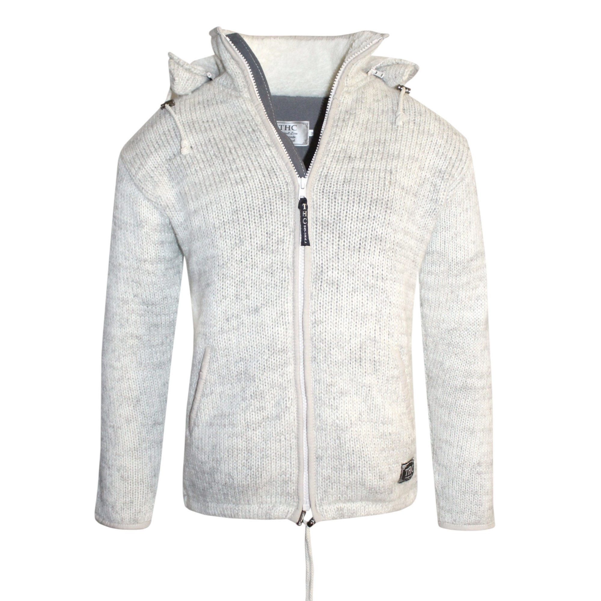 THC Natural Line Strickjacke THC Strickjacke 623 weiß (1 Stück, 1-tlg., 1 S günstig online kaufen