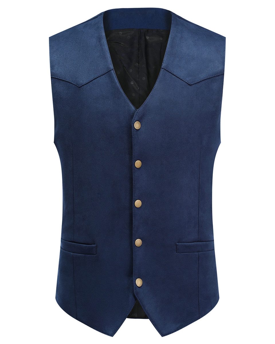 Allthemen Anzugweste Slim Fit Anzugweste im eleganten Look günstig online kaufen