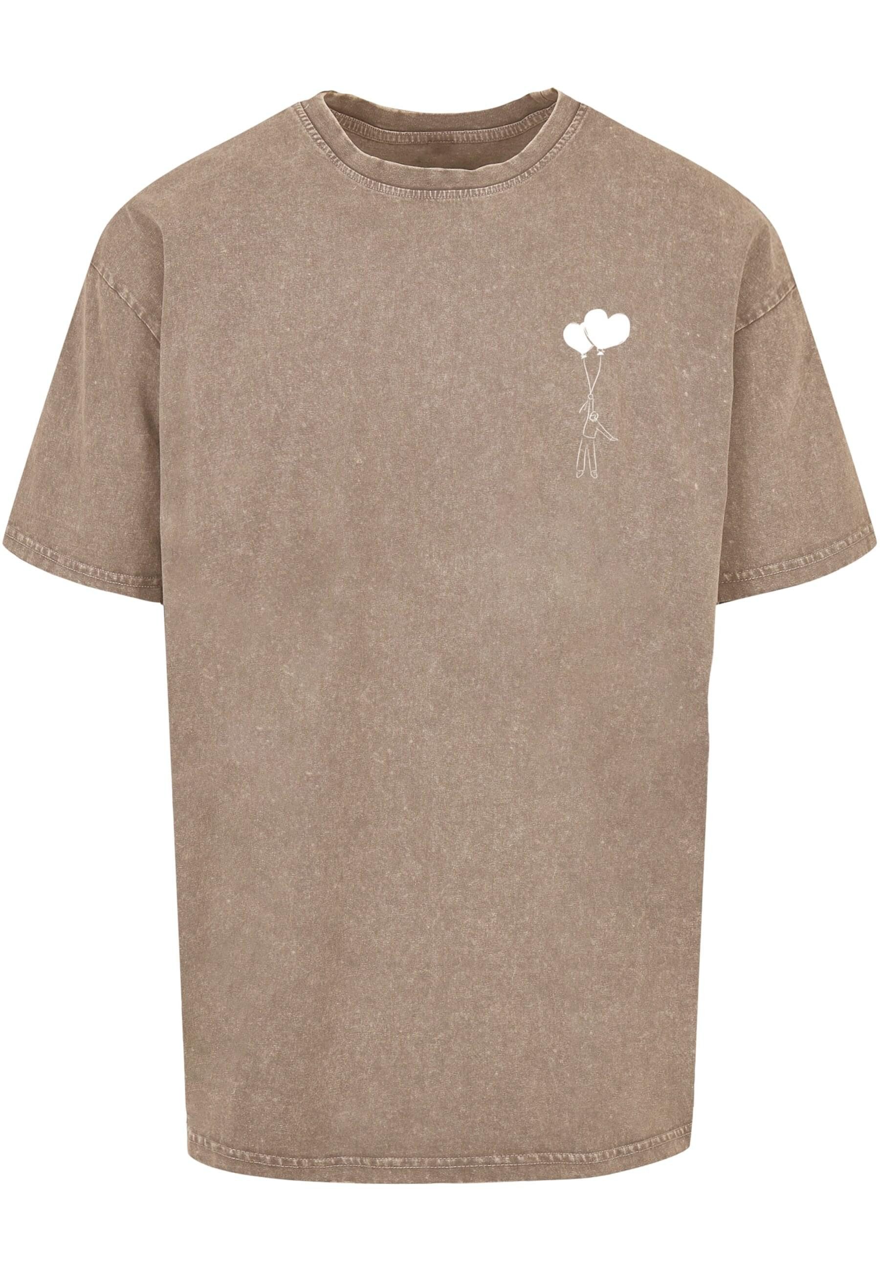 Merchcode T-Shirt Merchcode Herren Love In The Air Acid Washed Heavy Oversi günstig online kaufen