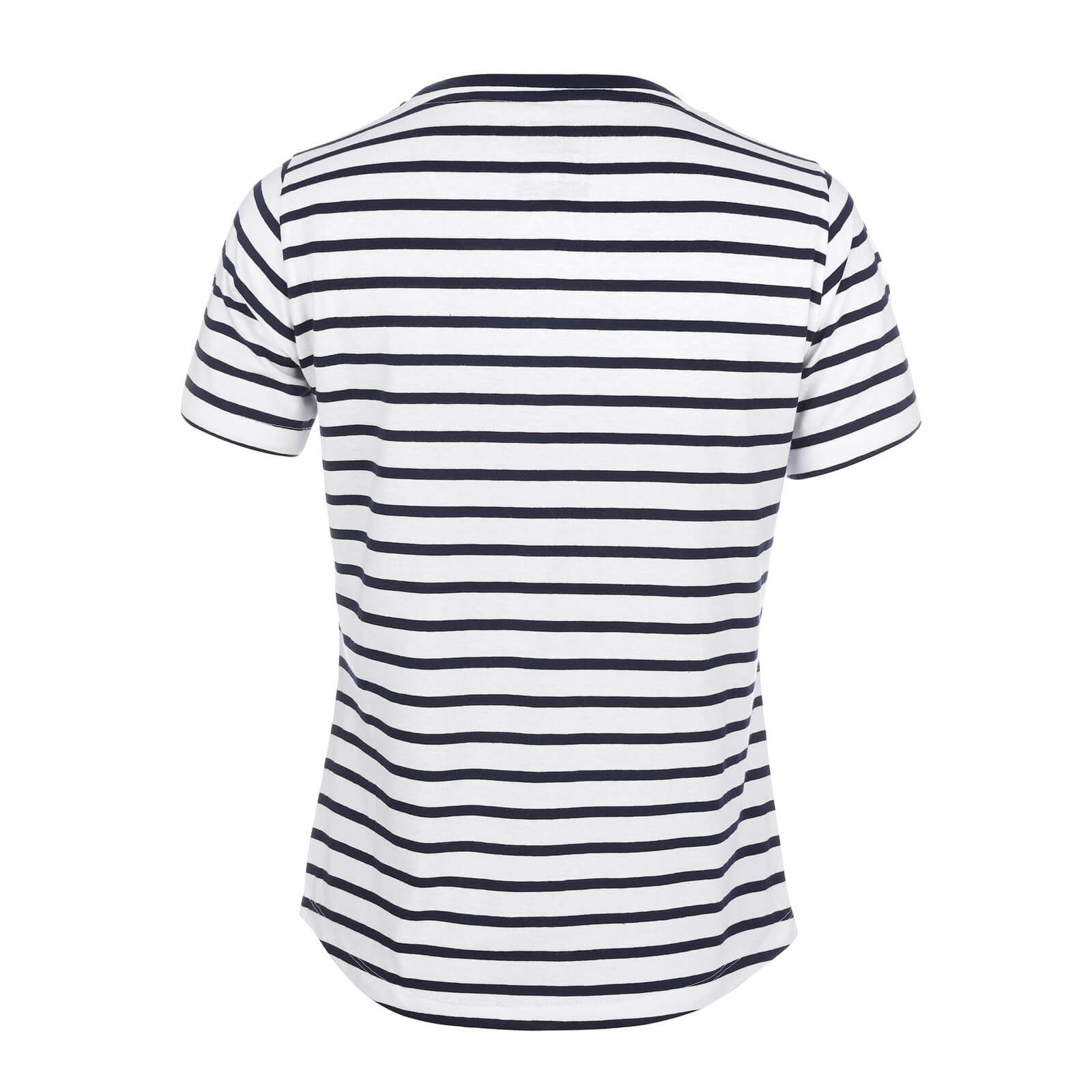 modAS T-Shirt 46902 Damen Kurzarm-Shirt im bretonischen Streifen-Design aus Baumwolle