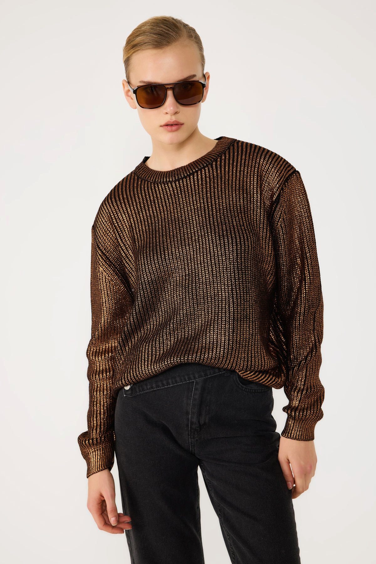 No Matter What Longpullunder Strickpullover in lockerer Passform