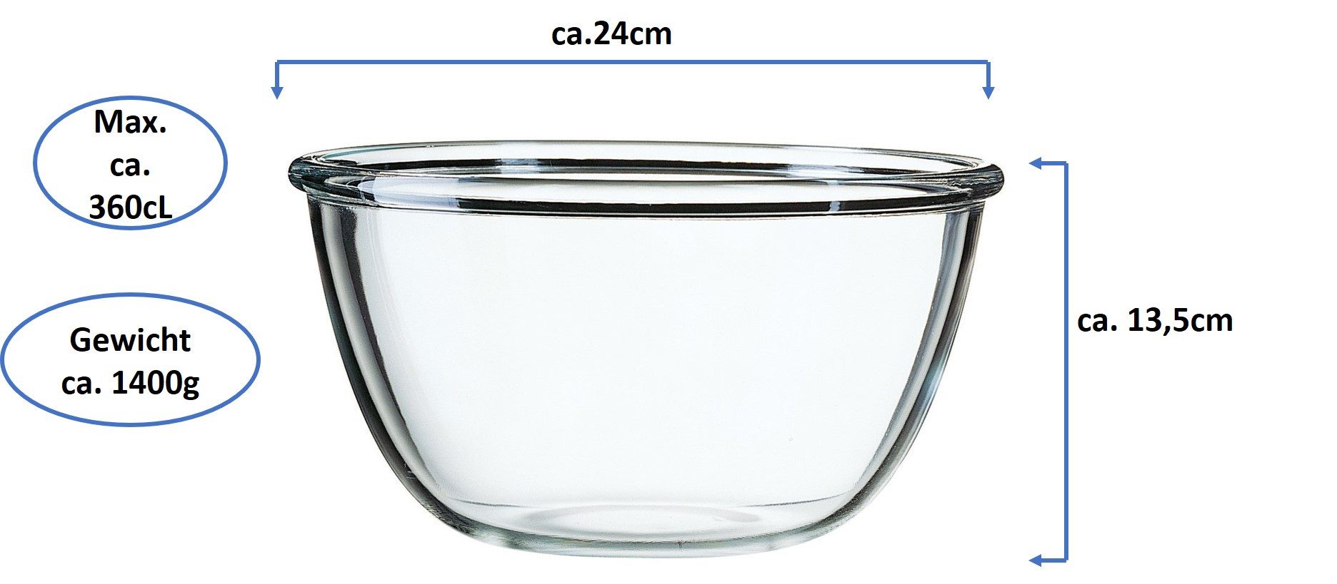 ARCOROC Schale Cocoon Schale 24 cm – 1 Stück