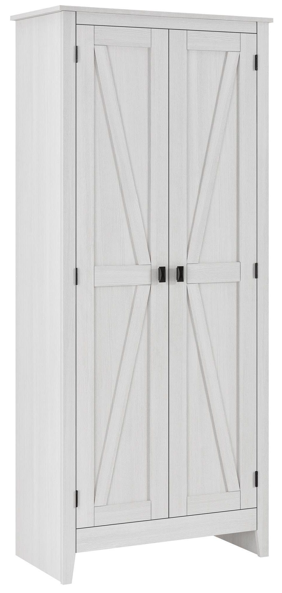 loft24 Mehrzweckschrank Farmington Aufbewahrungsschrank, 2 Türen, Landhaus Stil, Höhe 182,5 cm