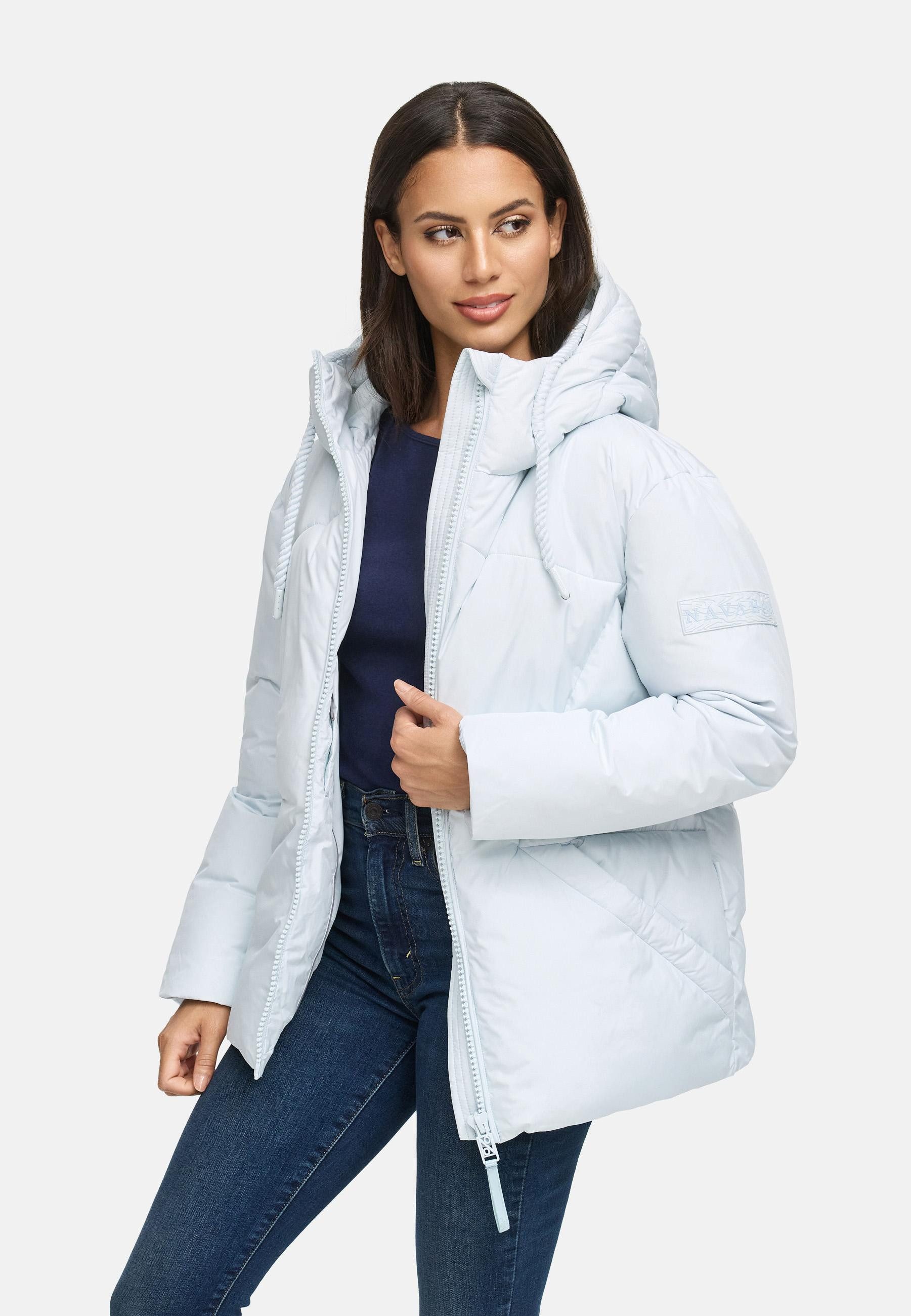Navahoo Steppjacke Pastellzauber 14 Winterjacke mit Kapuze