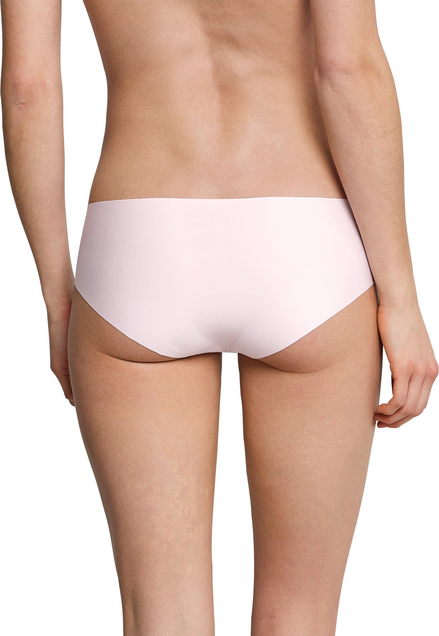 Damen störende Set) Schiesser Unterhose Slip Seamless ohne 1-St., Nähte rose Panty/Shorts/Pants nahtlos (Set,